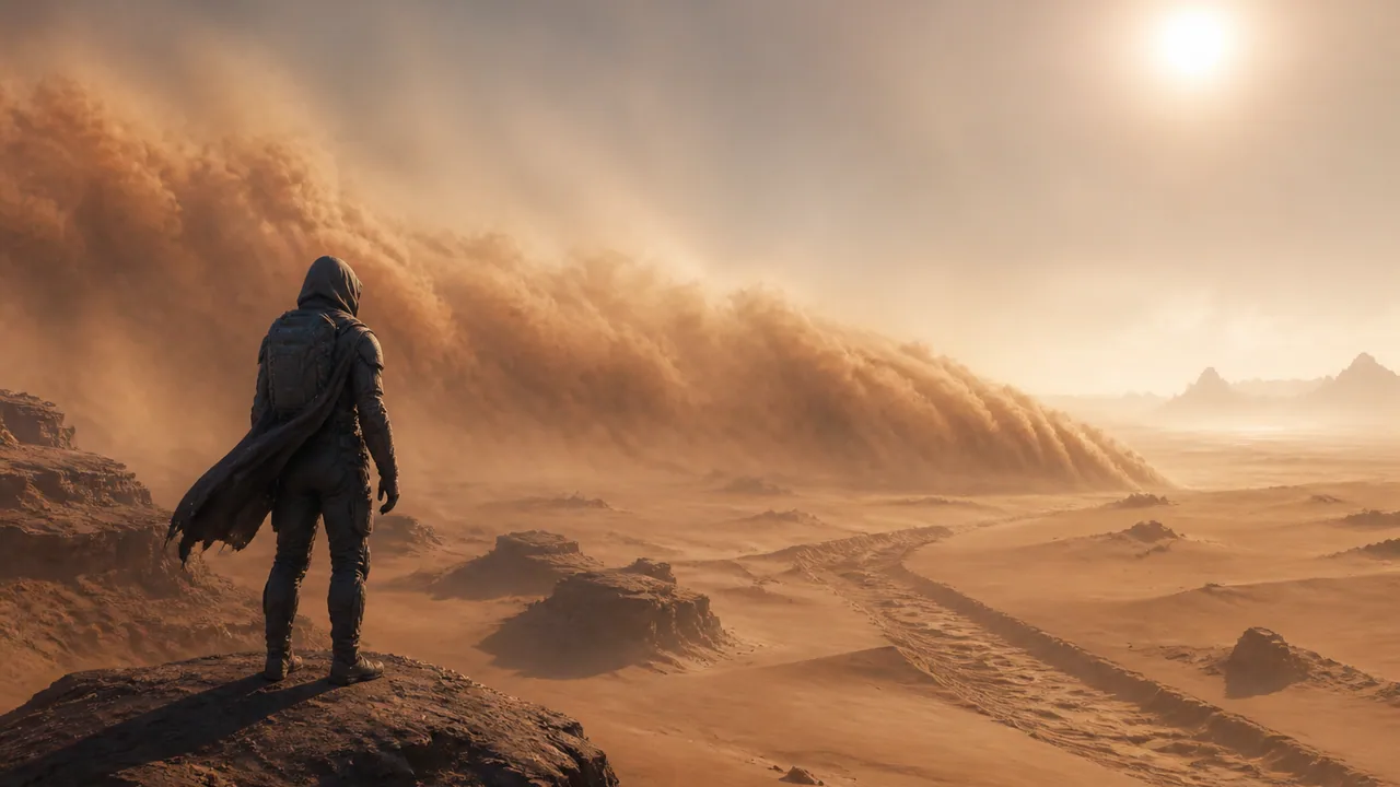 Dune: Awakening guide art — Hagga Basin and water on Windows PC