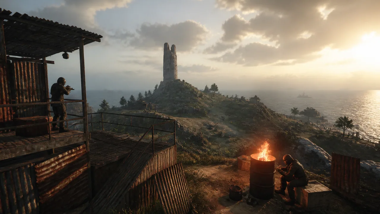 Rust guide art — Oil Rig and base design on Windows PC