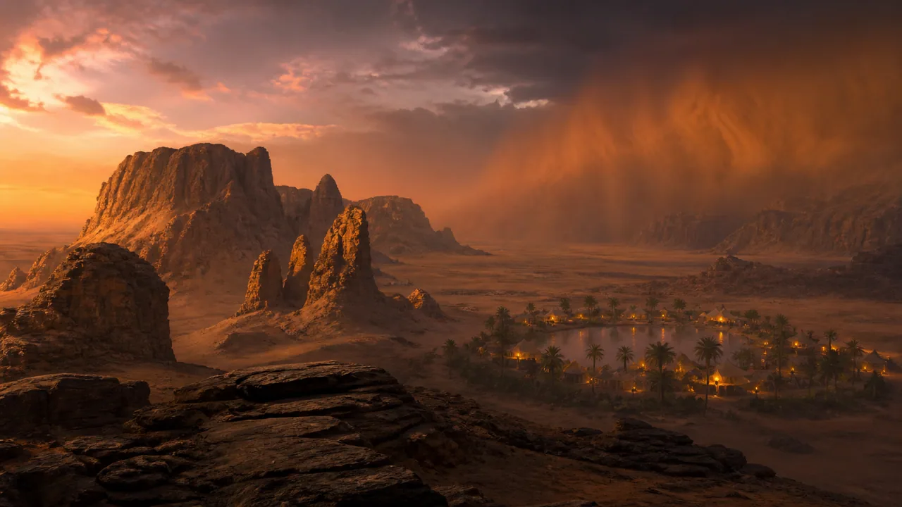 Sand Raiders of Sophie guide art — south scrap belt and named POIs on Windows PC